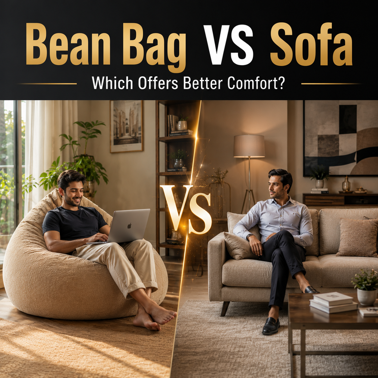 Bean Bag vs Sofa: The Ultimate Comfort Comparison Guide