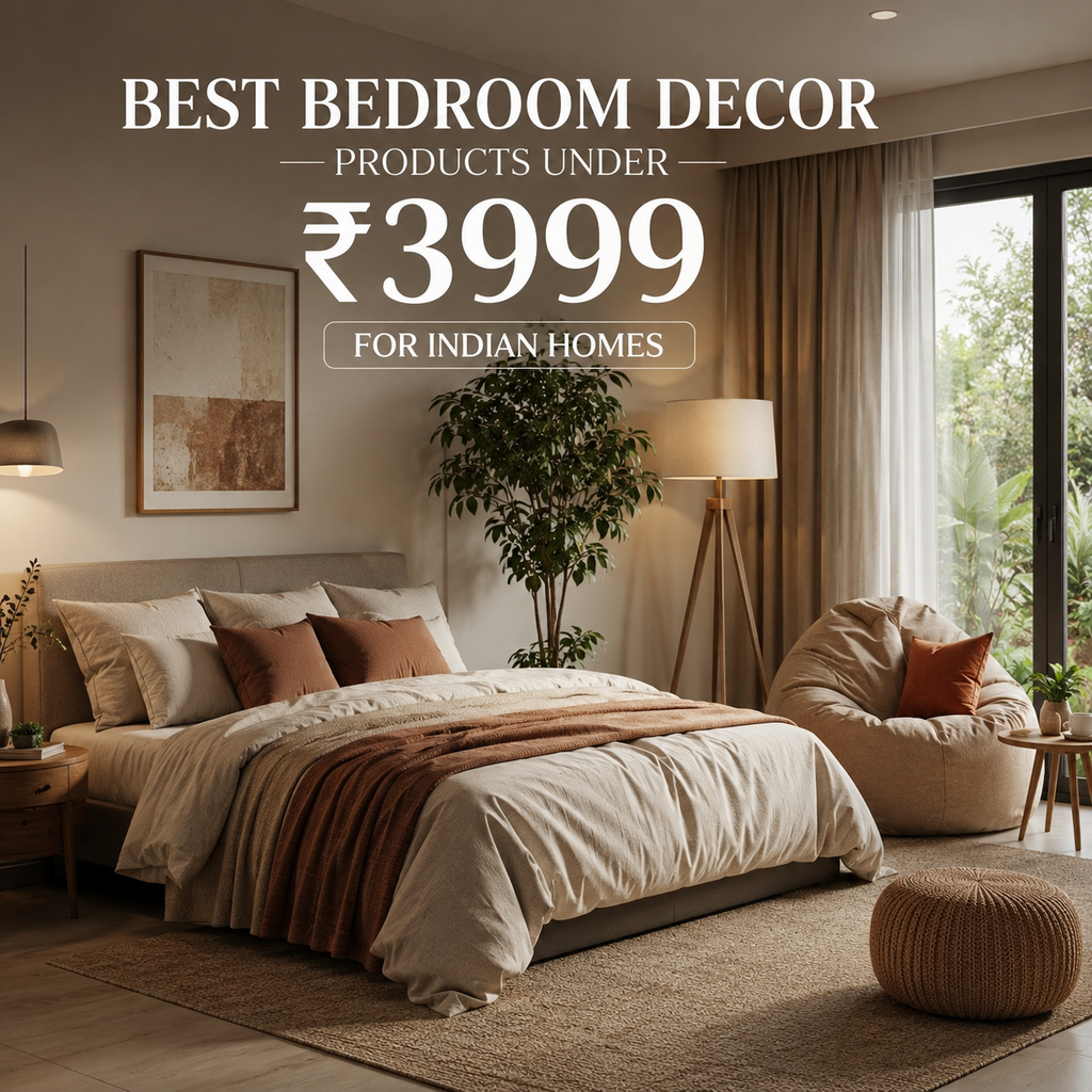 Best Bedroom Decor Products Under ₹3999 for Indian Homes