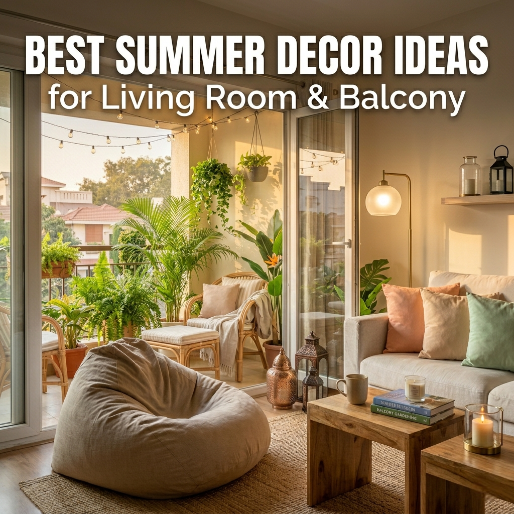 best summer decoration ideas for living room and balcony decor