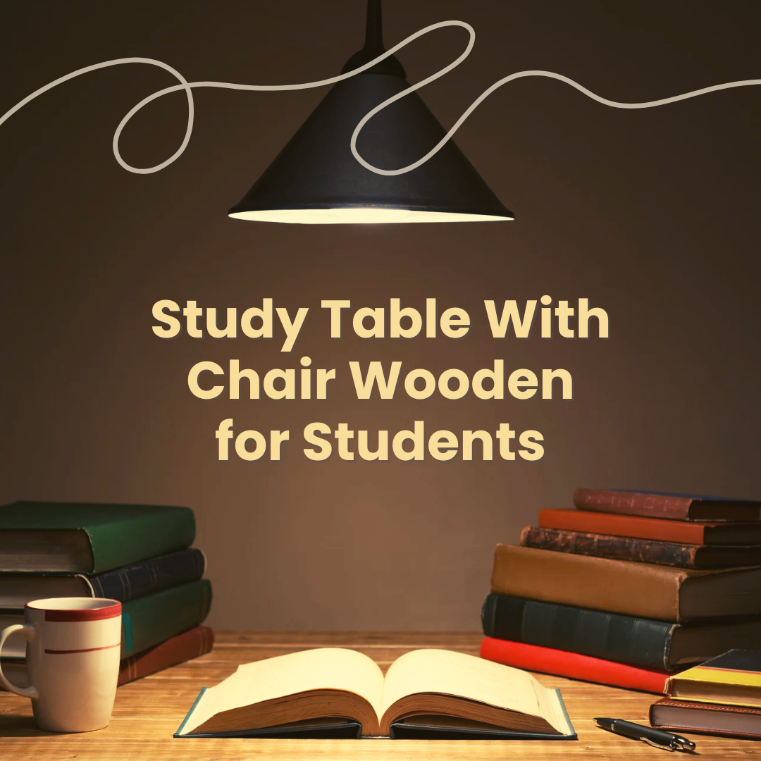 Study Table with Chair Wooden