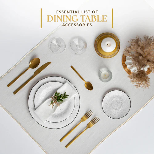 Essential List Of Dining Table Accessories
