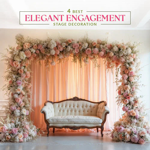 4 Best Elegant Engagement Stage Decoration
