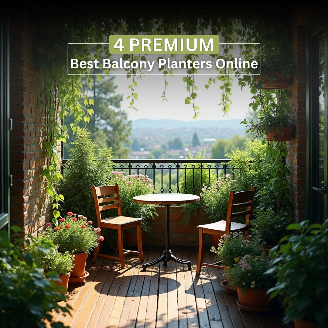 Buy 4 Premium Balcony Planters Online at Best Prices