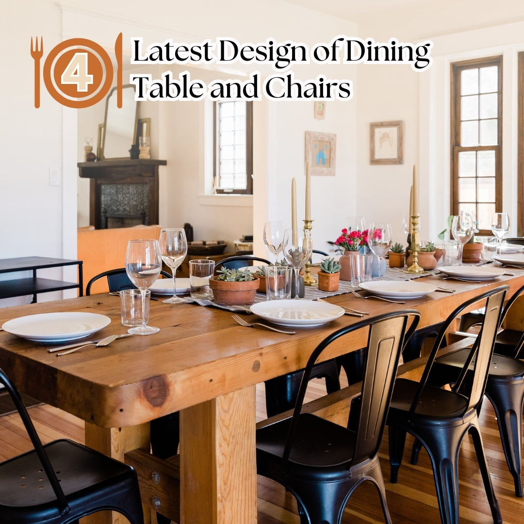 4 Latest Design of Dining Table and Chairs