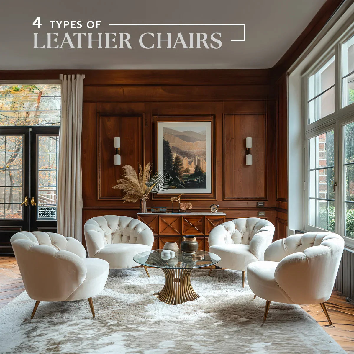 Living Like a Boss: 4 Types of Leather Chairs