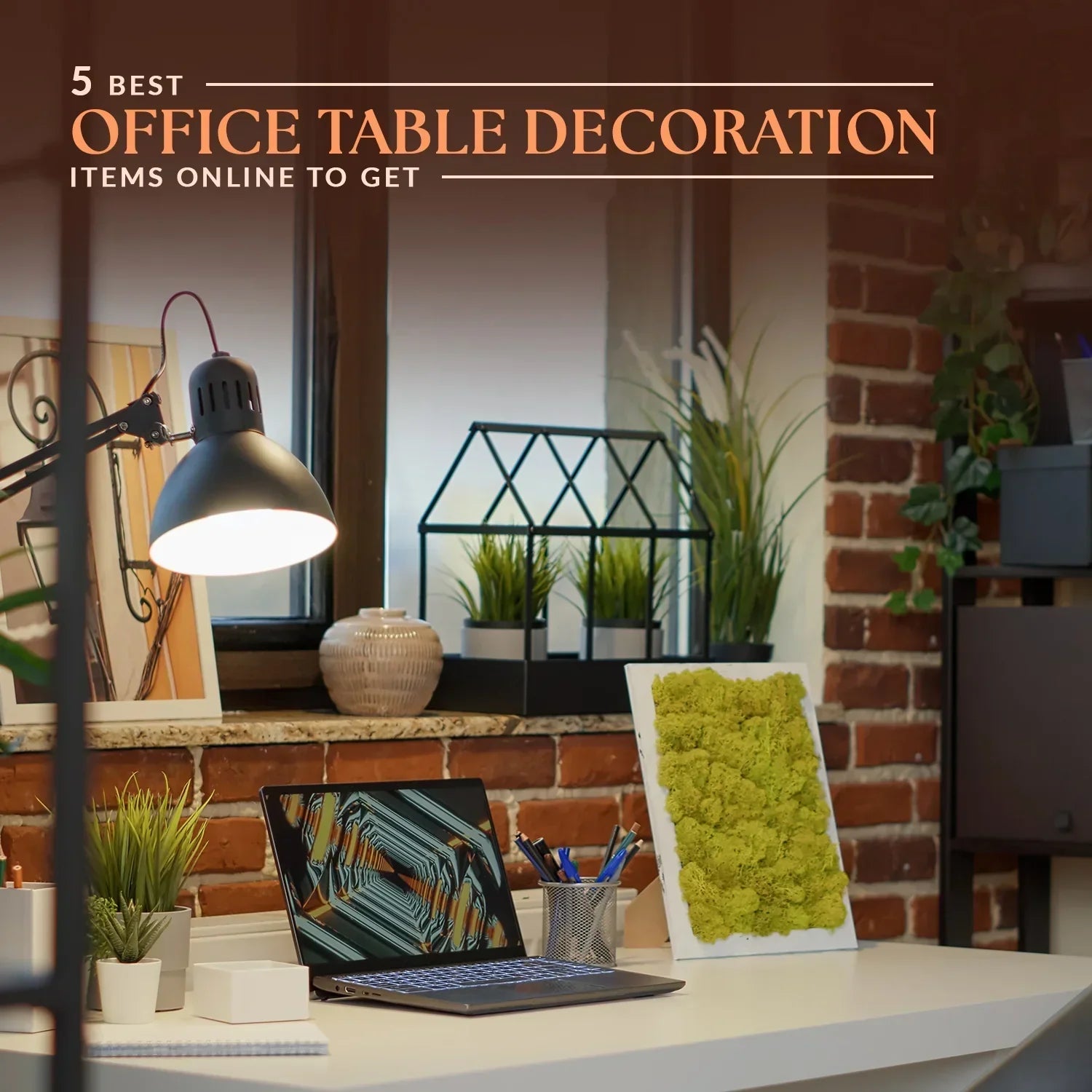 Office Table Decoration Items Online | ThreadVibe Living