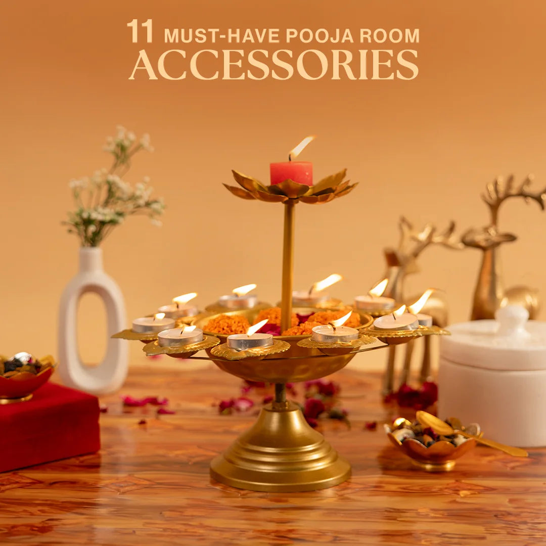 Beautiful Pooja Room Accessories for Home
