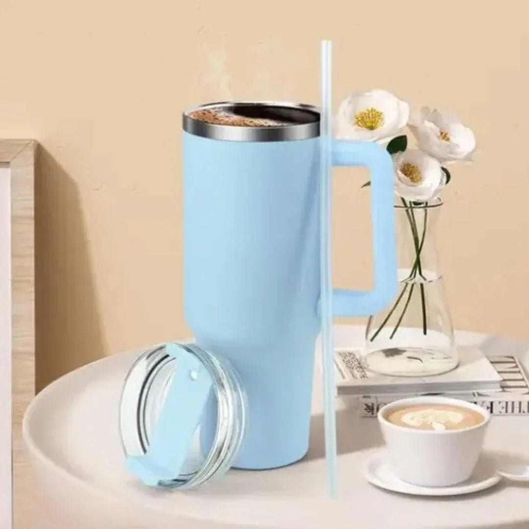 Tumbler Water Bottle in Sky Blue