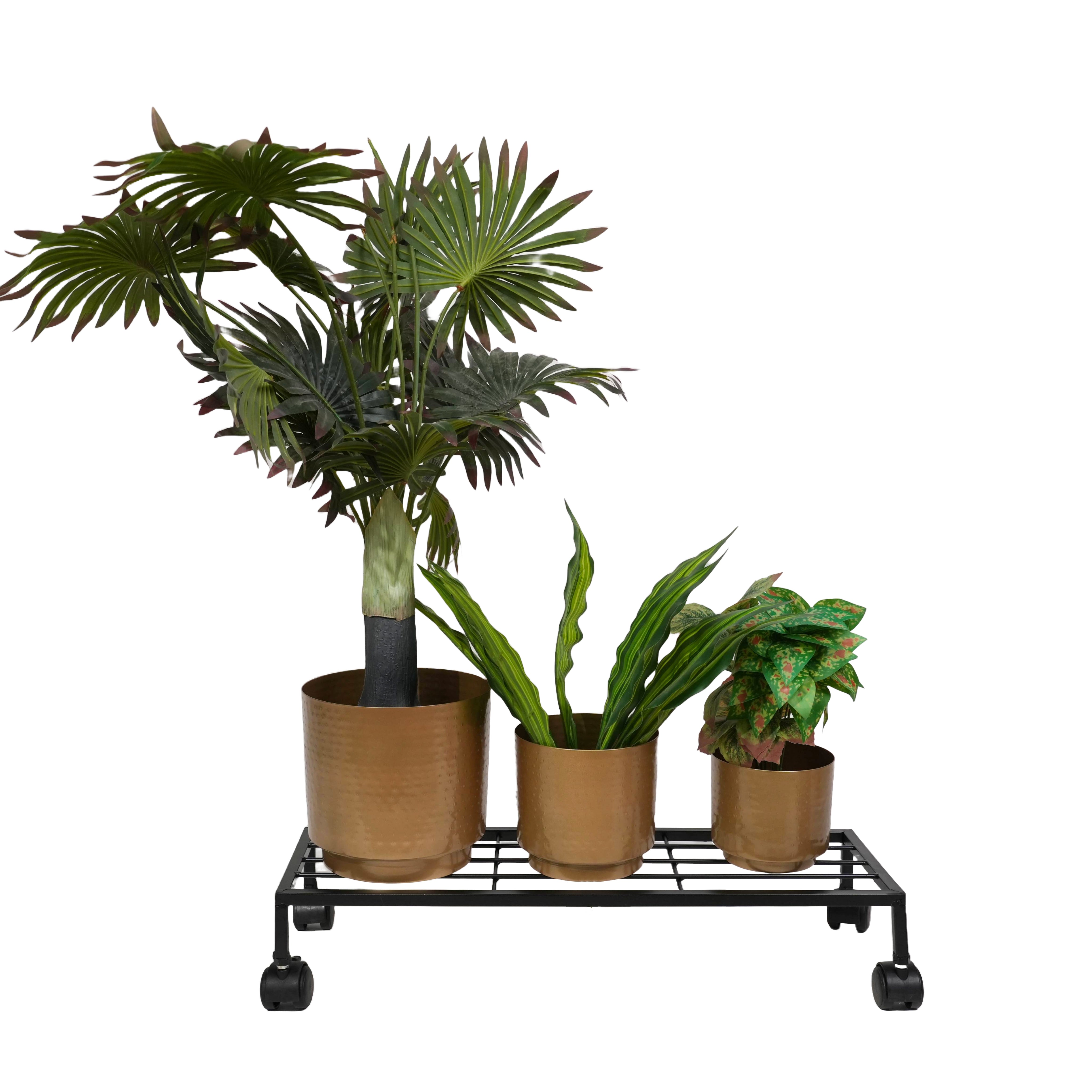 Heavy Duty Plant Stand Caddy with Wheels