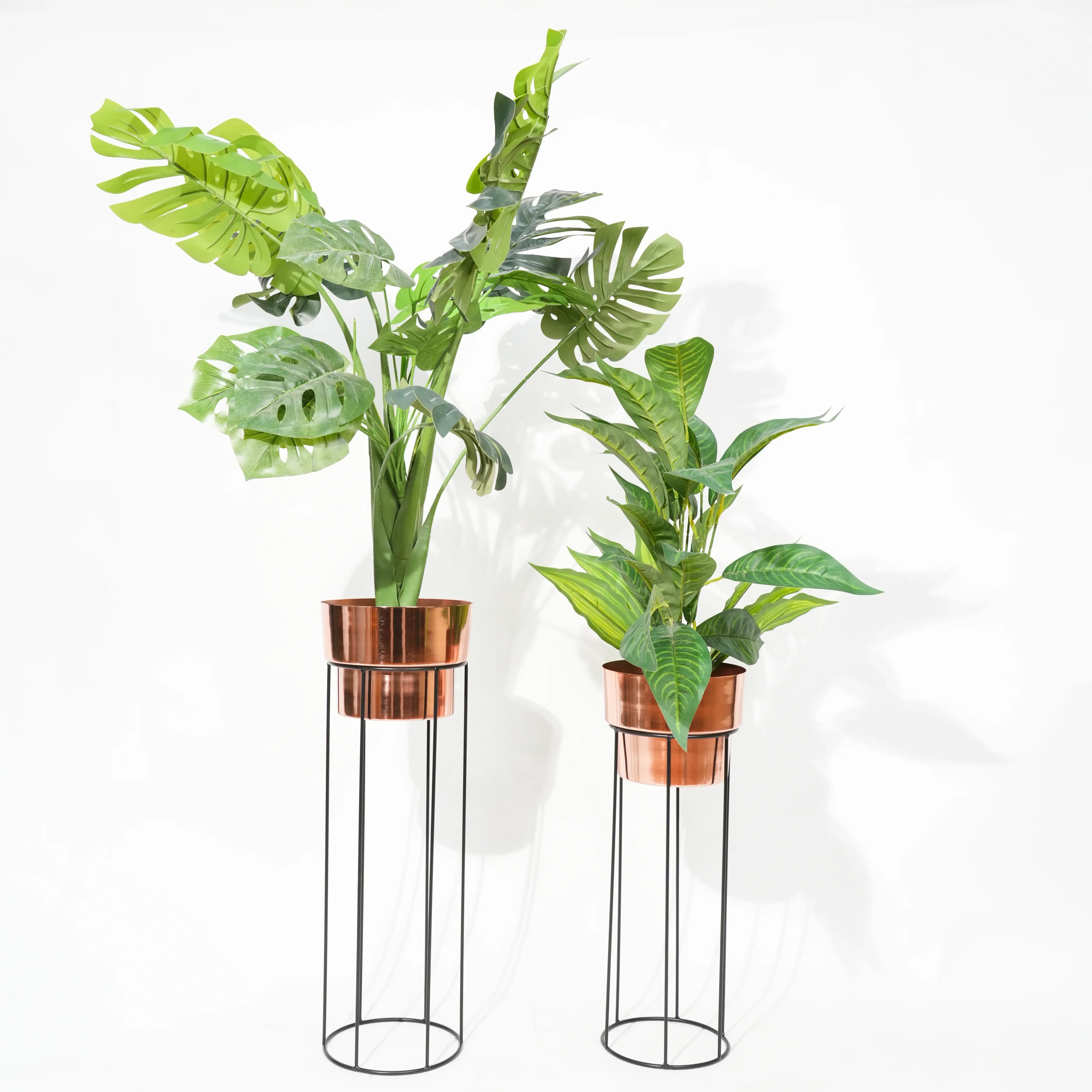 Tall Copper Planters Set of 2