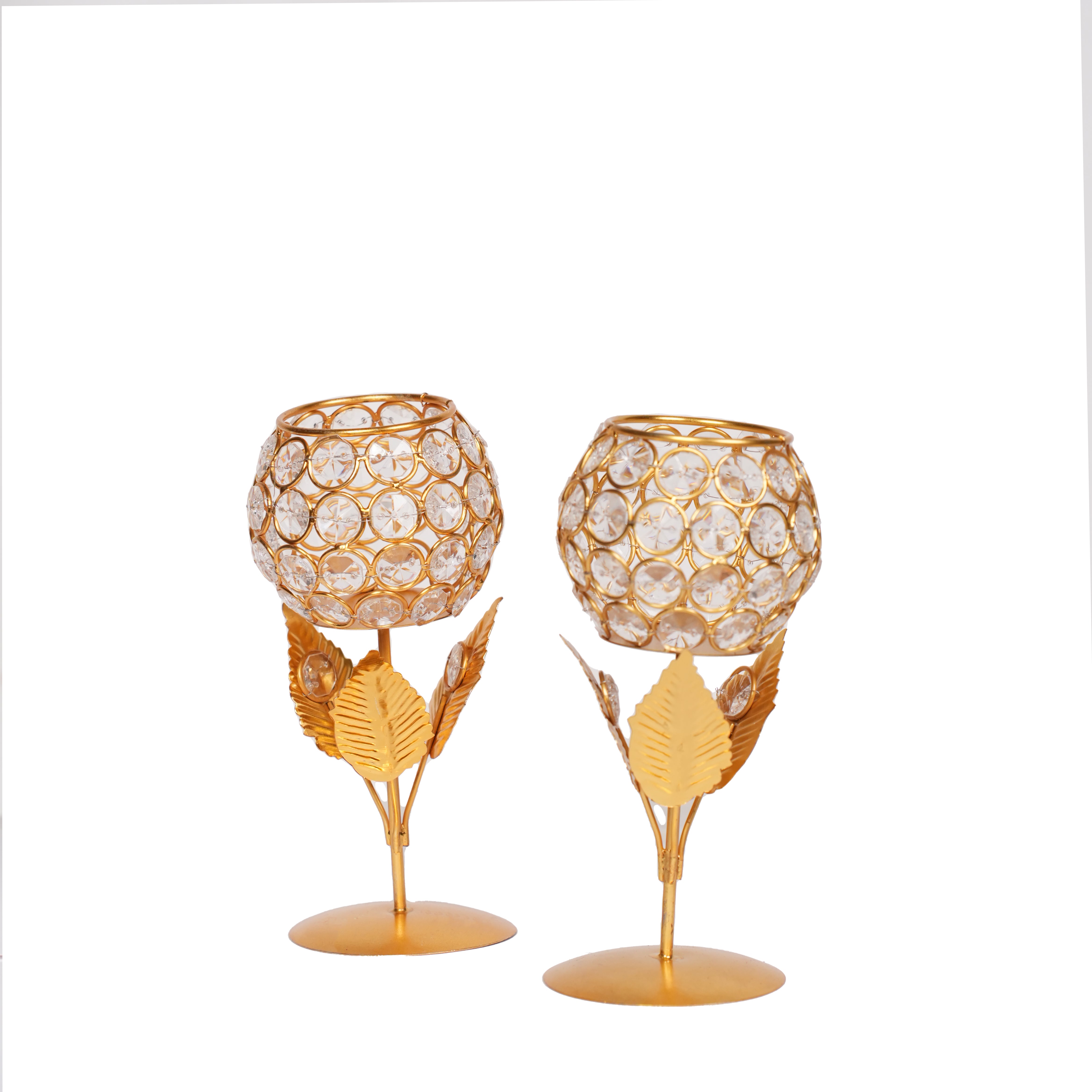 Crystal Candle Holders Set of 2