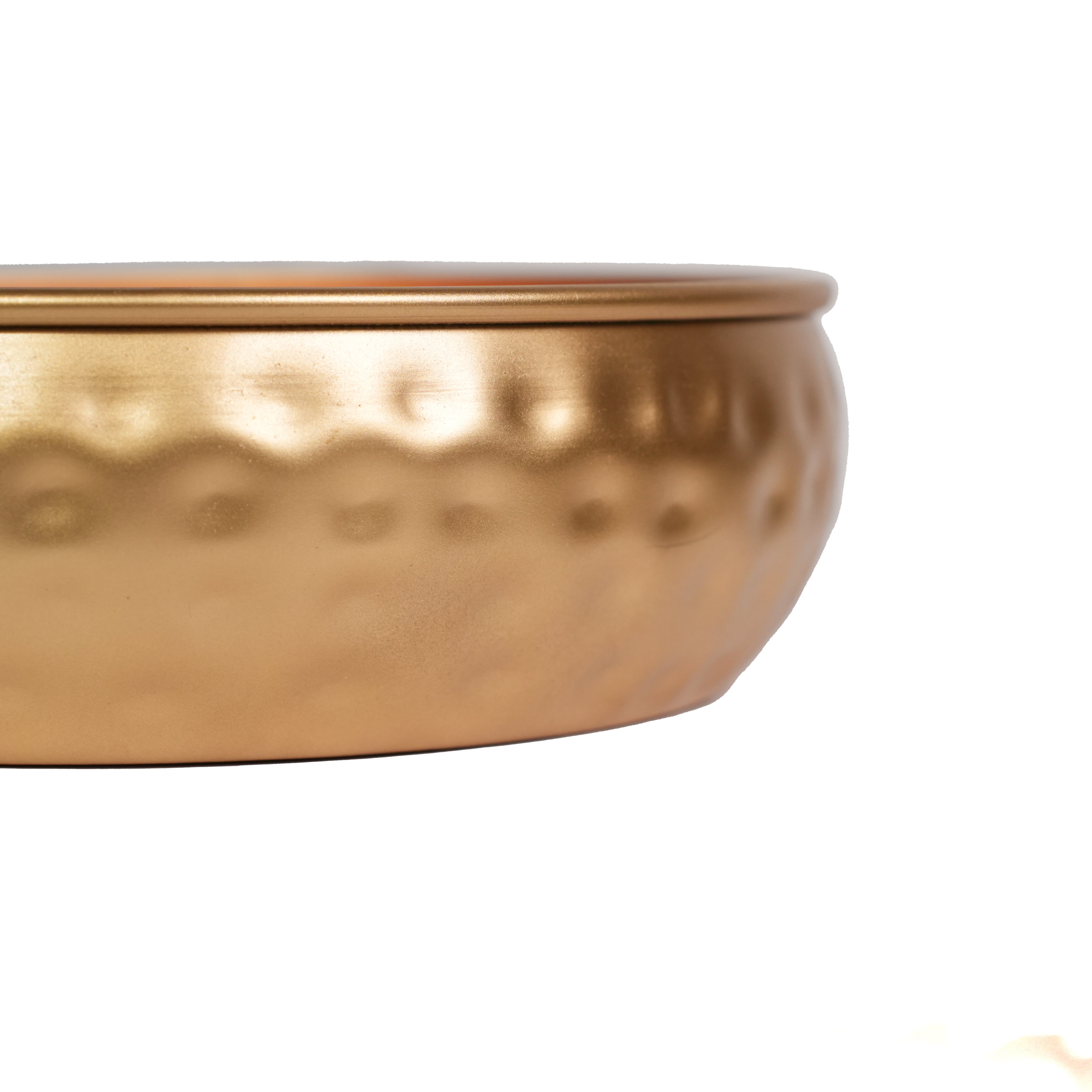 Decorative Hammered Metal Urli Bowl