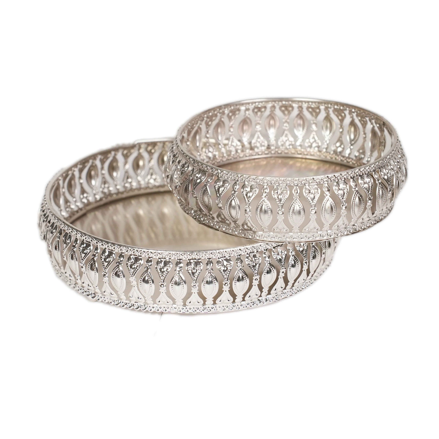 German Silver Serving Trays Set of 2
