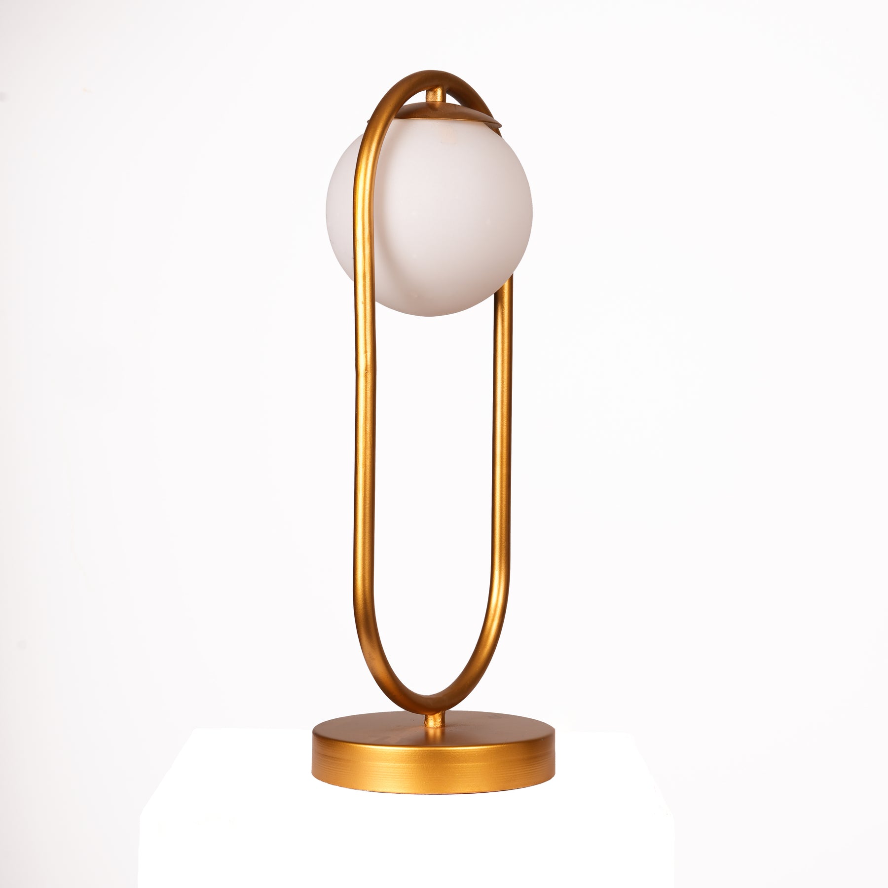 Bedside Table Lamp in Brass