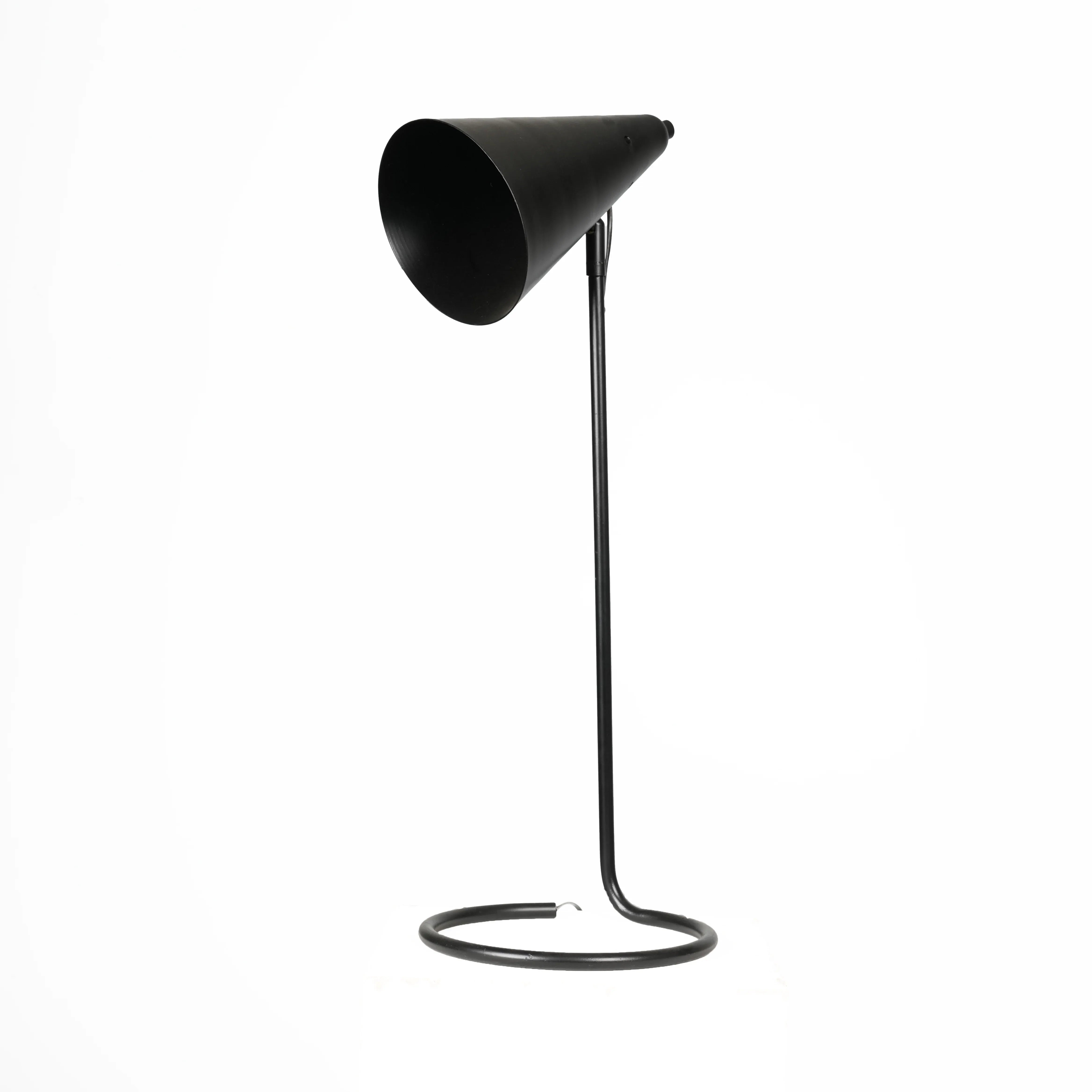 Designer Metal Table Lamp in Black for Living Room & Study