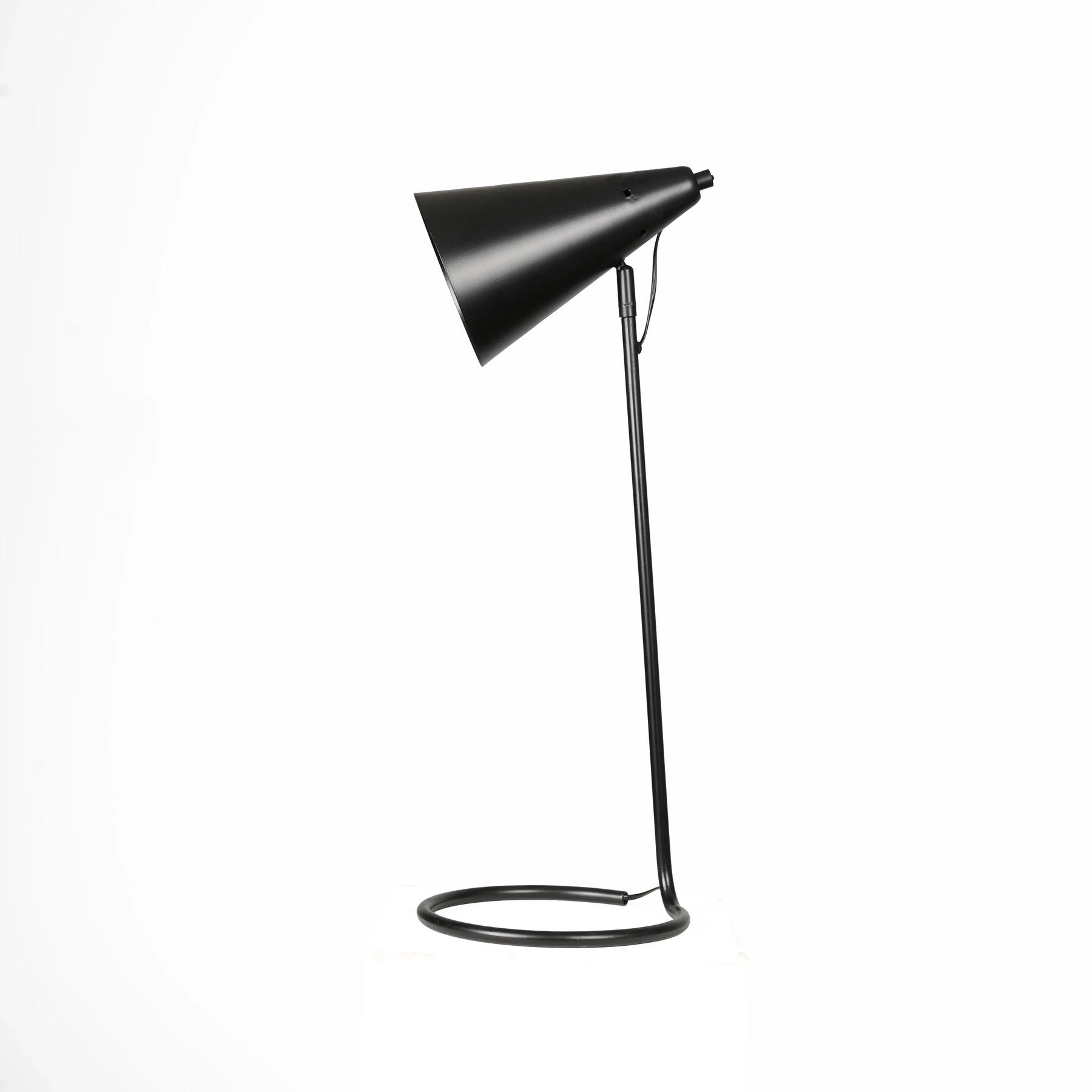 Designer Metal Table Lamp in Black for Living Room & Study