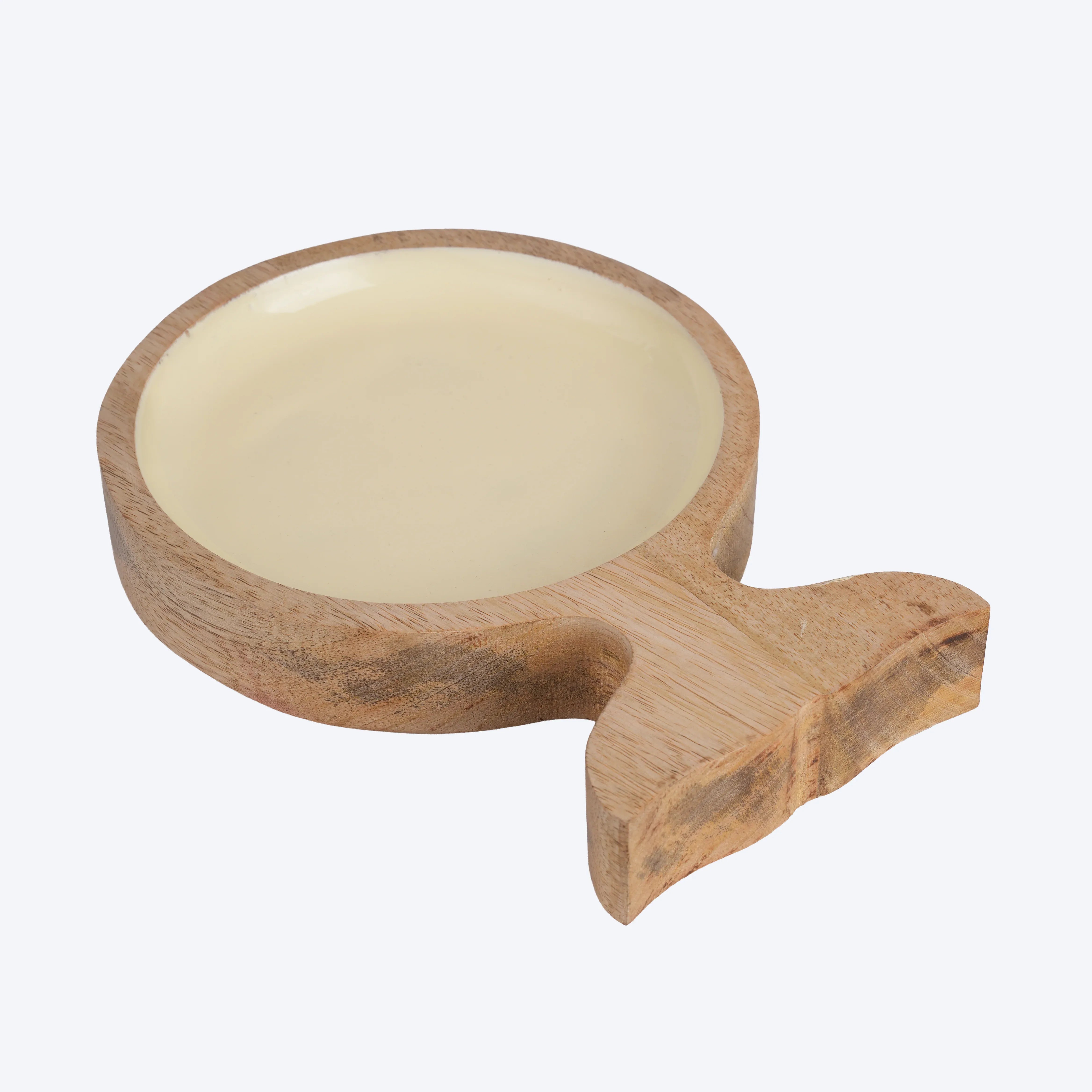 Decorative Bat-Shape Wooden Tray