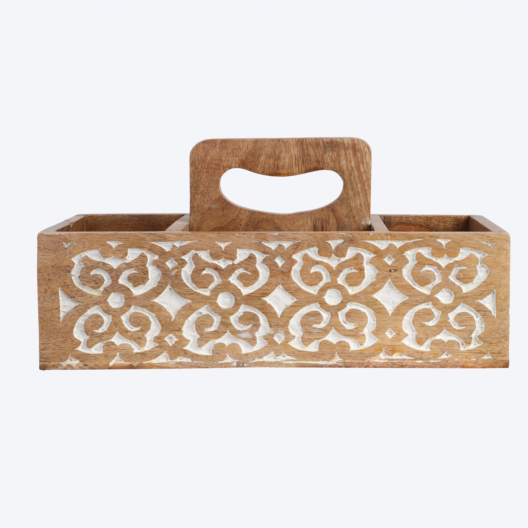 Wooden Cutlery Holder Stand