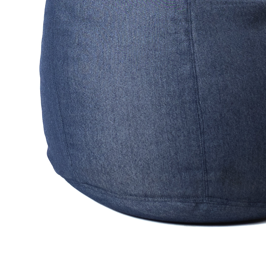 Teardrop Denim Bean Bag with Beans