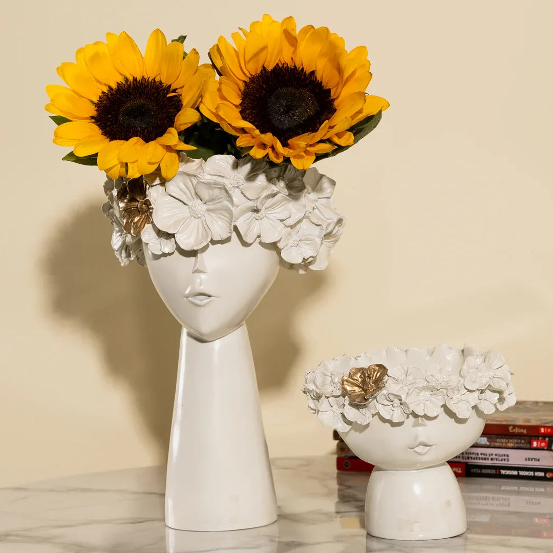 Flower Pot Lady Head