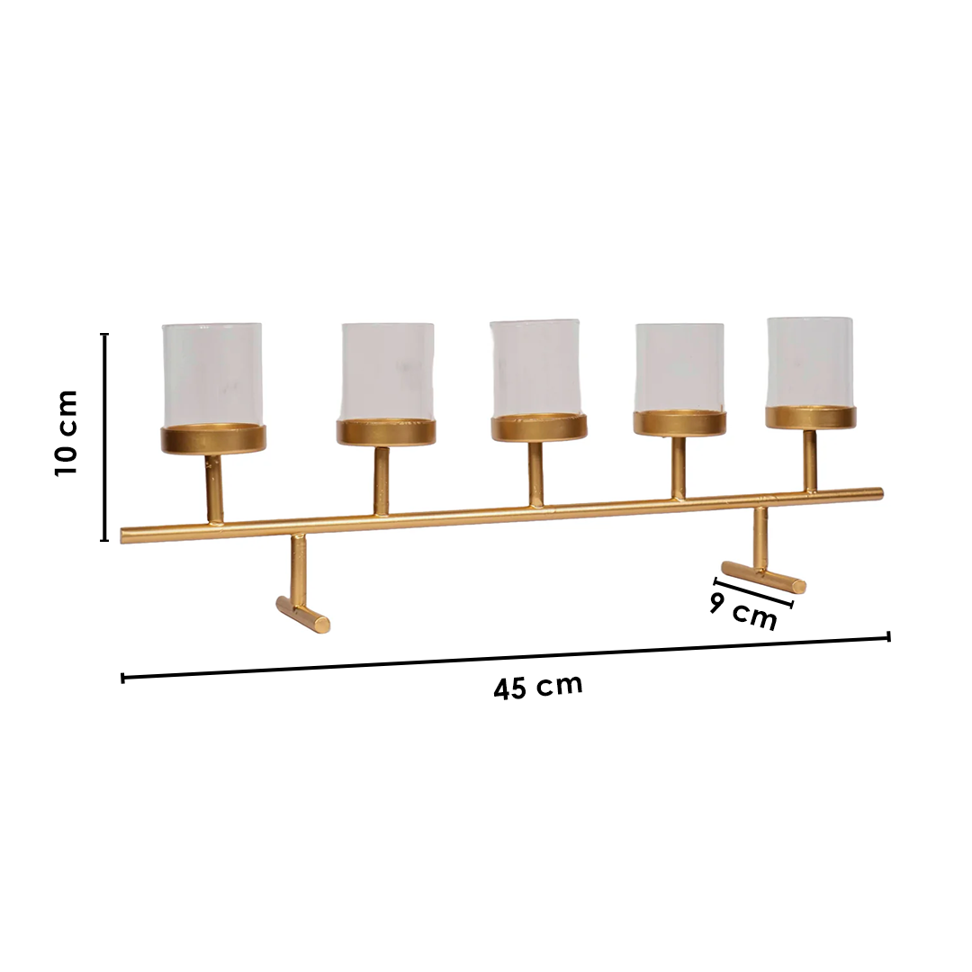 Gold Votive Candle Holder