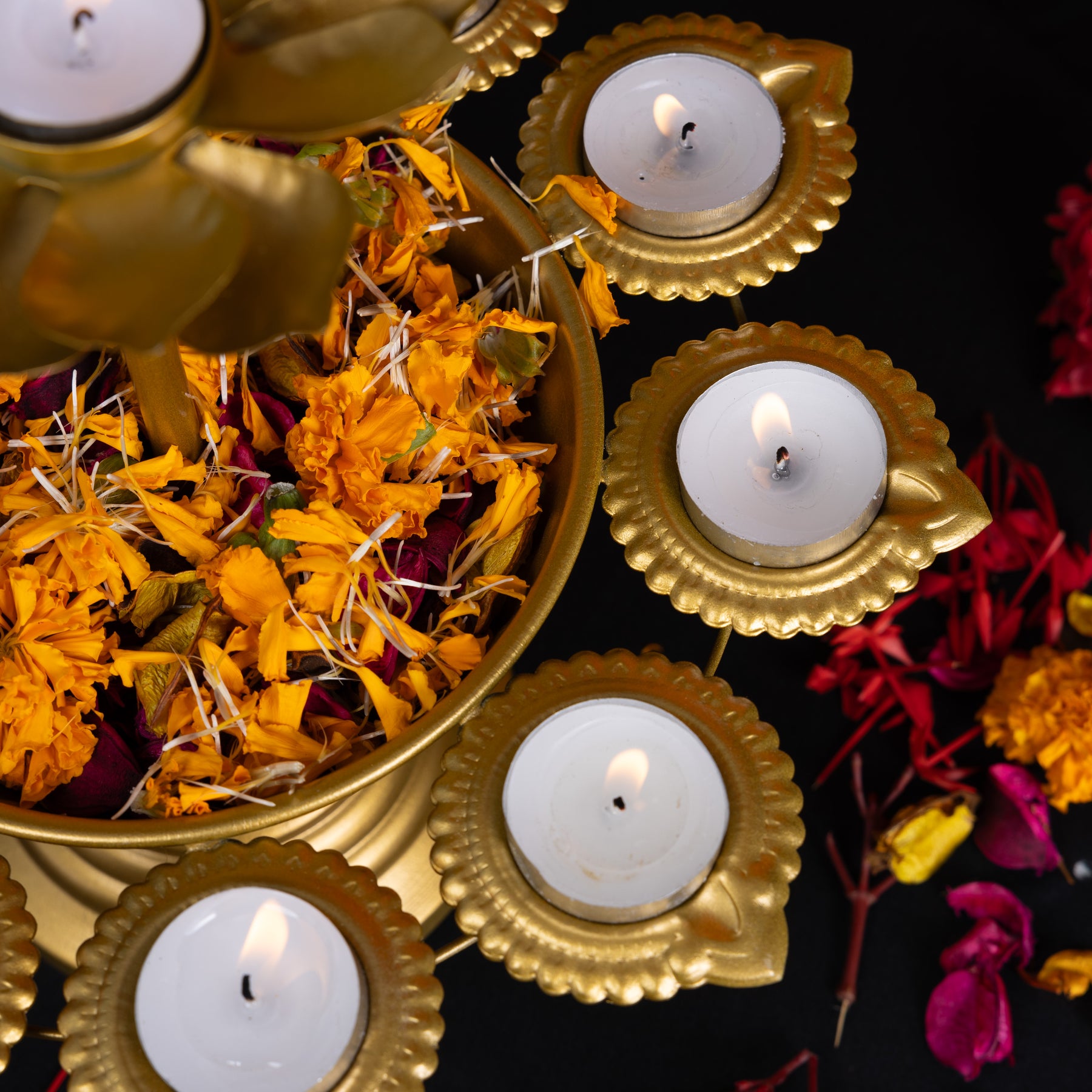 Urli Diya Stand-2 Tier