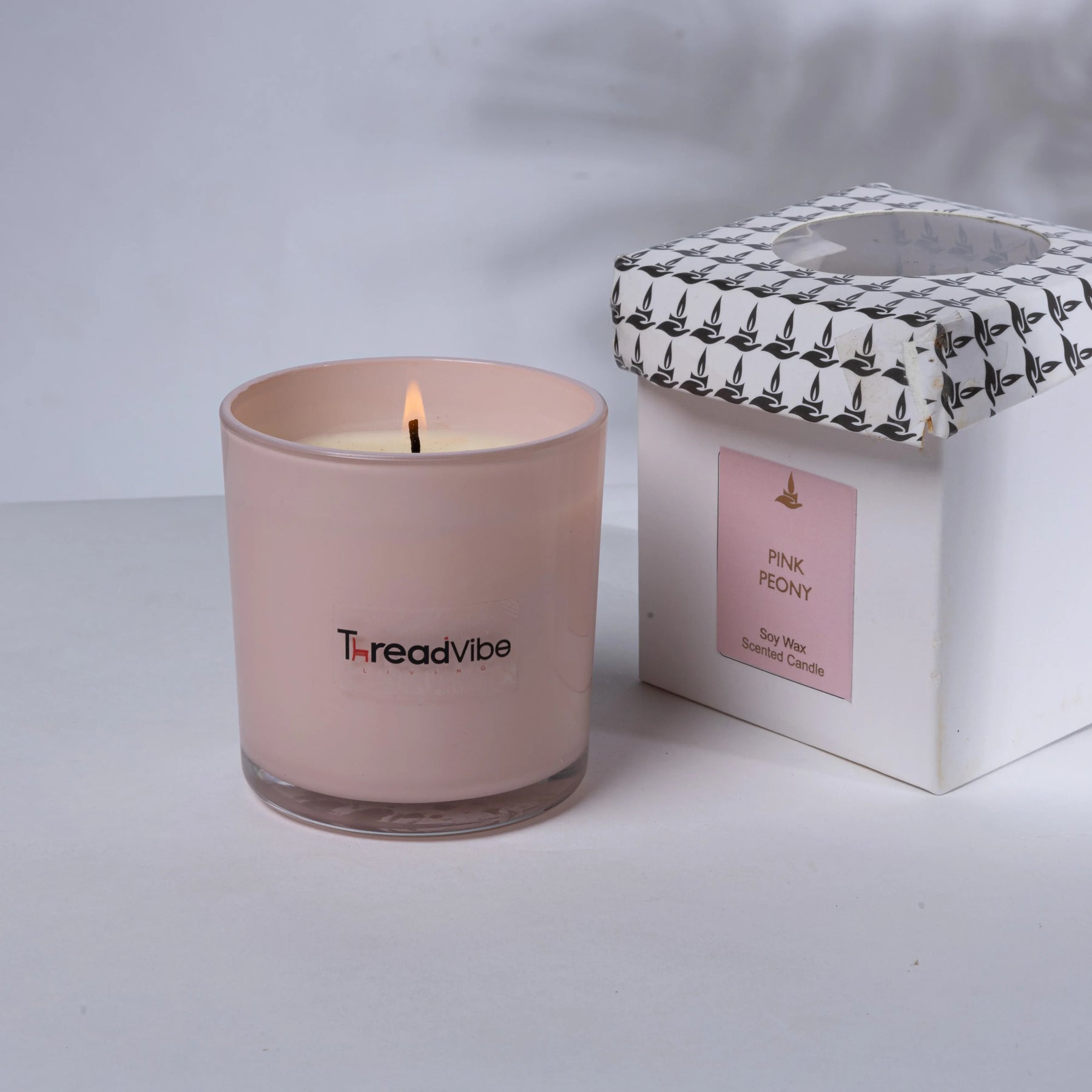 ThreadVibe Living Natural Wax Scented Candle Jar