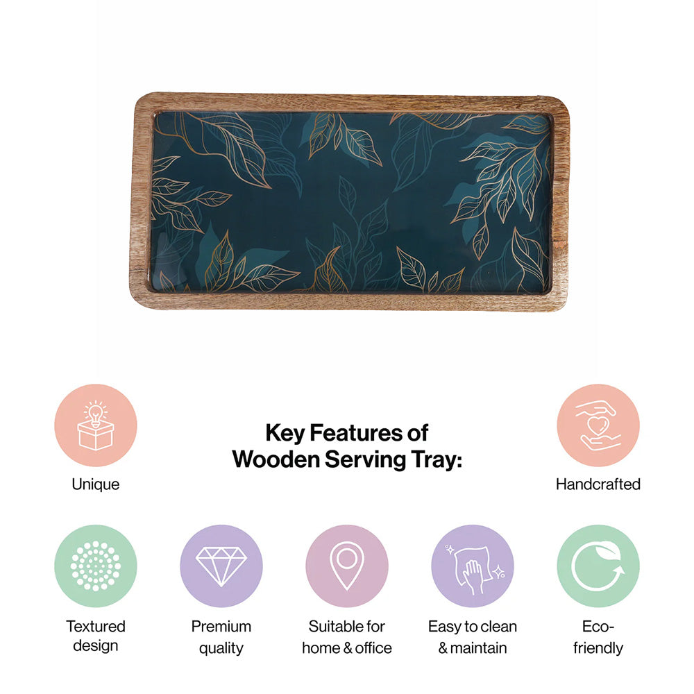 Rectangular Wooden Serving Tray
