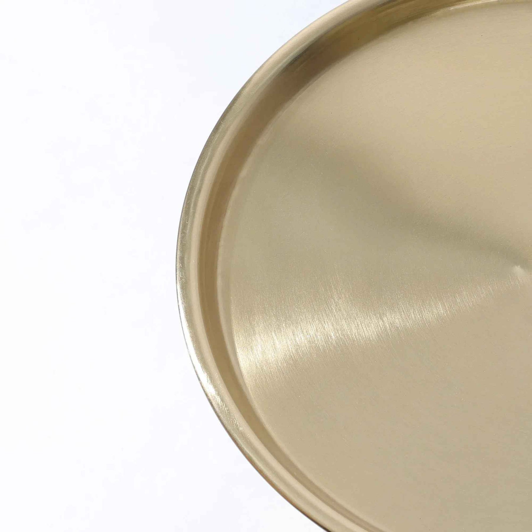 Premium Metal Side Table Set of 2 in Gold