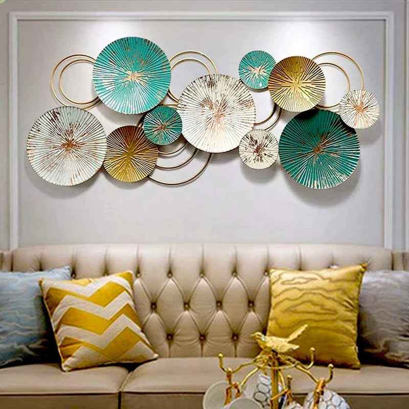 Golden Round Wire Side Table