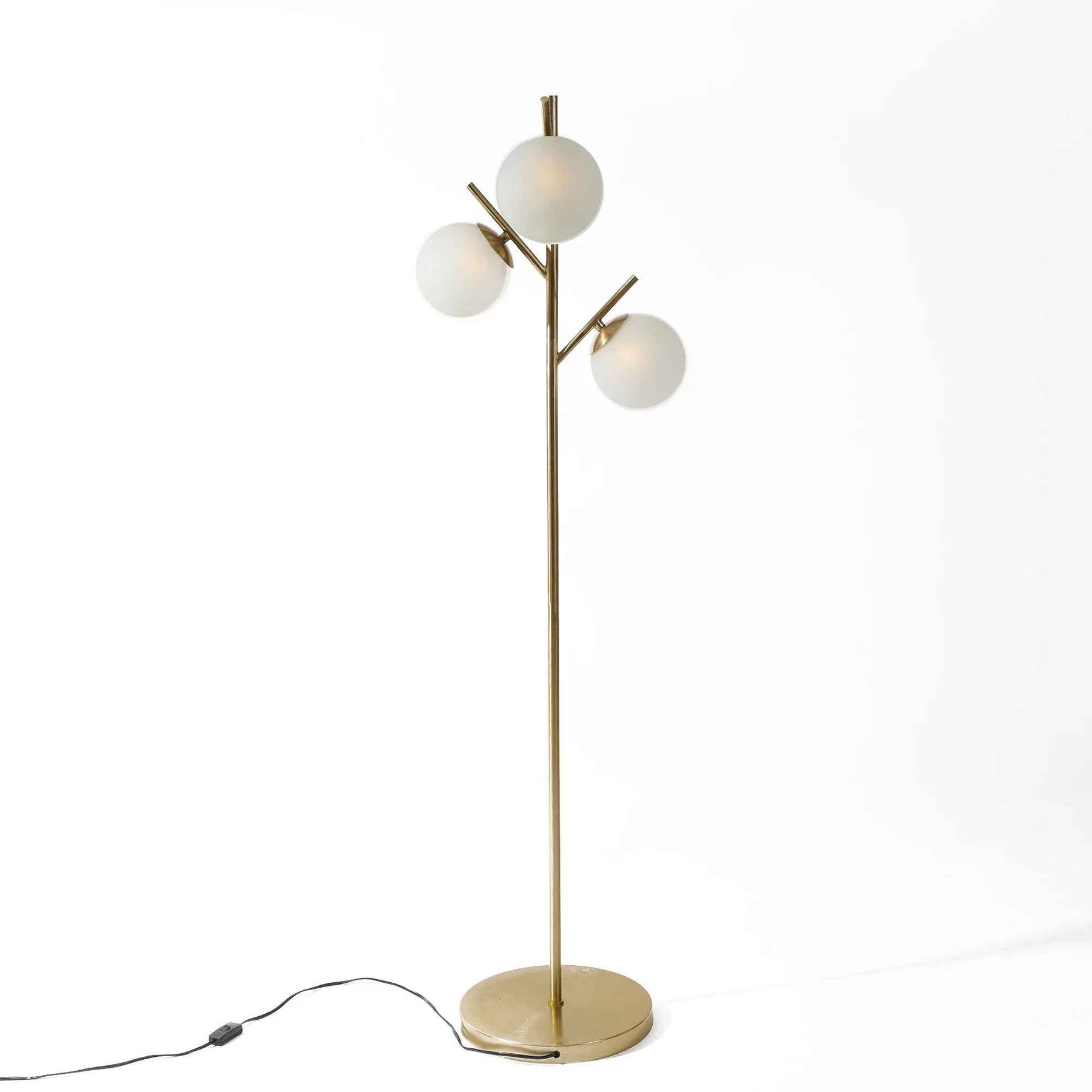 metal floor lamp