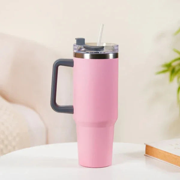 Tumbler Water Bottle in Pink