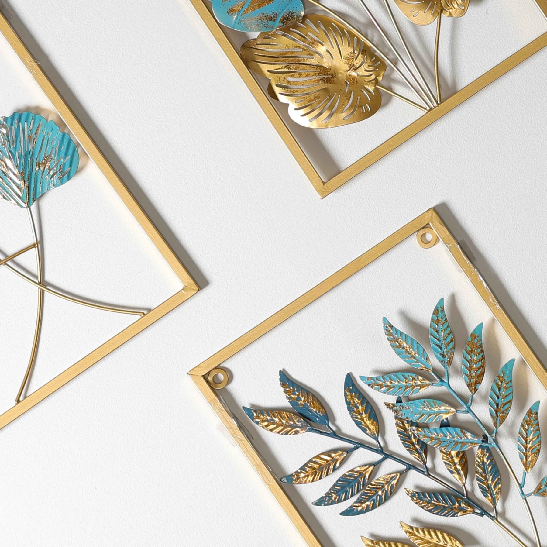 Leaf Metal Wall Decor Set of 3