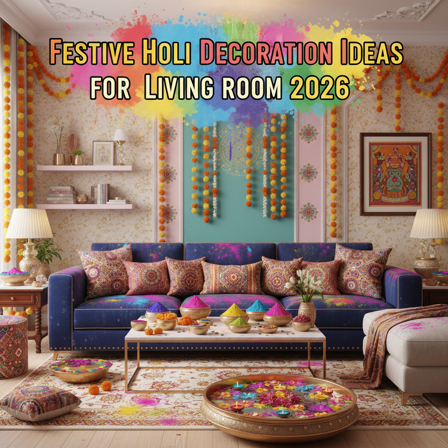 Holi Linens Creative Holi Home Decor Ideas 2026 | Best & Affordable Holi Decoration ...
