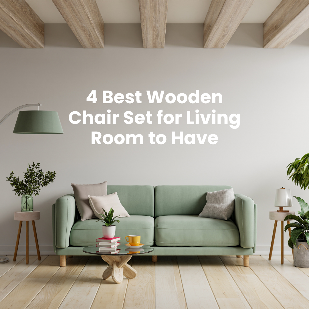 Wooden Chair Set for Living Room