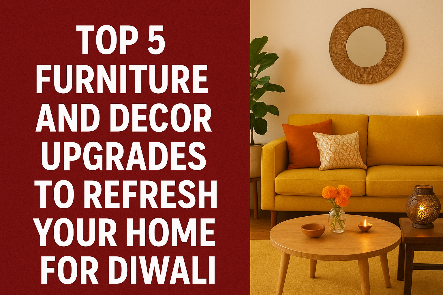 Top Furniture and Decor Upgrades to Refresh Your Home for Diwali