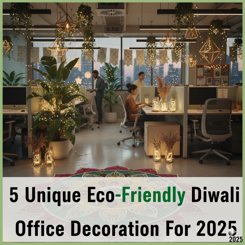 Unique Eco-Friendly Diwali Office Decoration For 2025