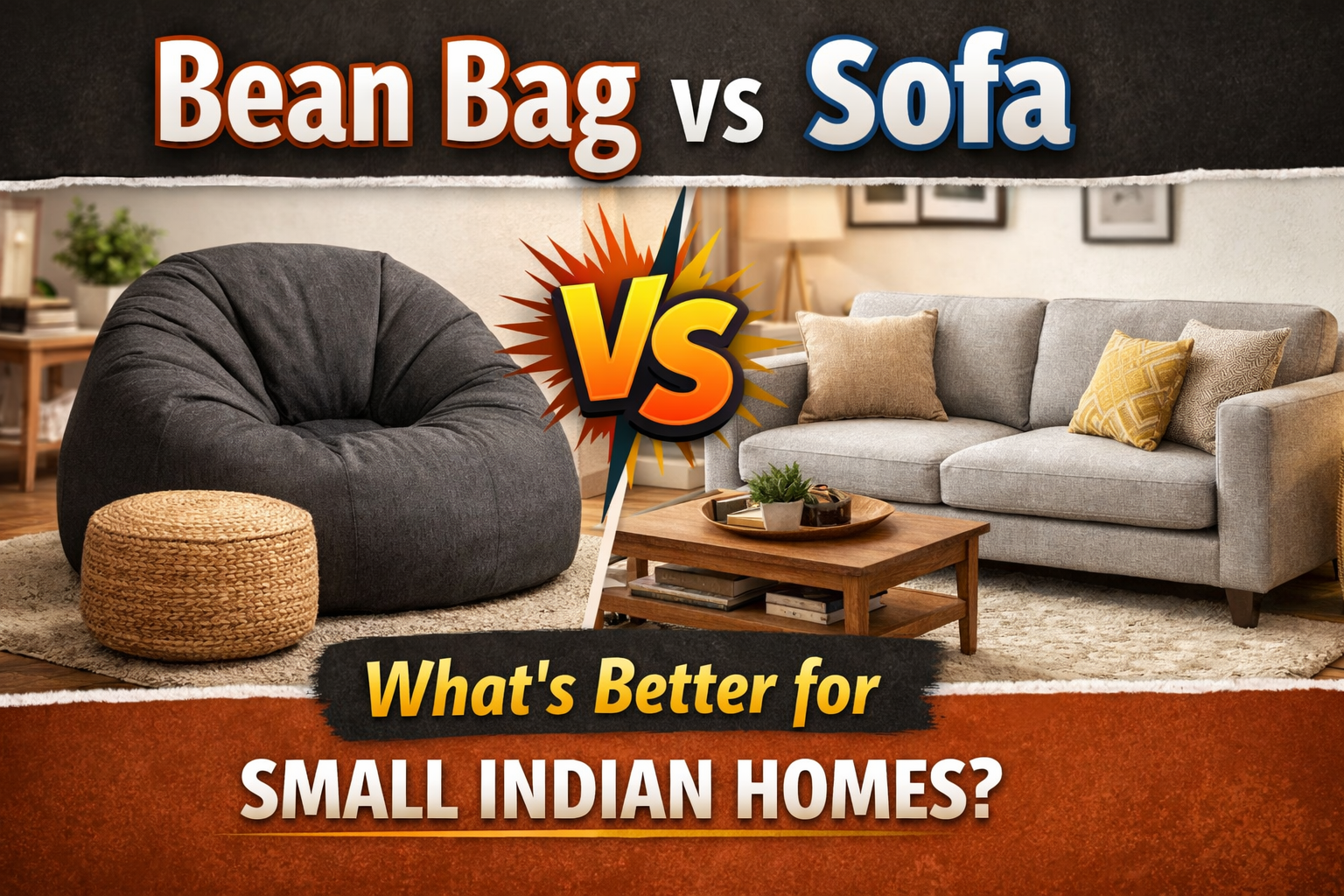 How to Choose a Bean Bag Chair for Small Indian Homes