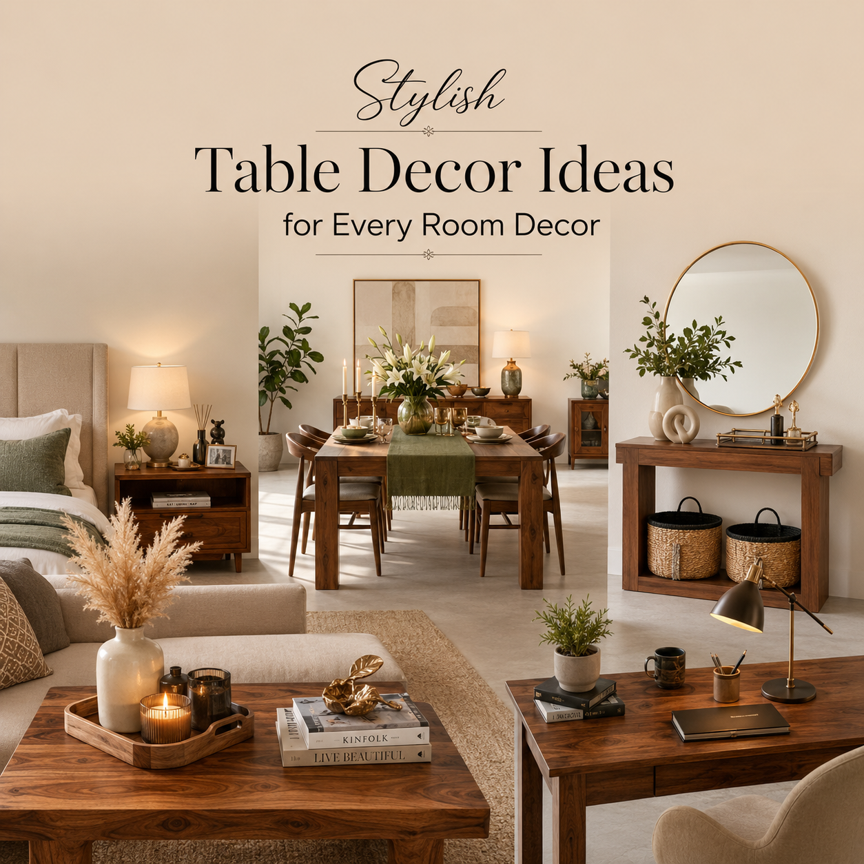 How to Choose the Right Table Decor for Every Room