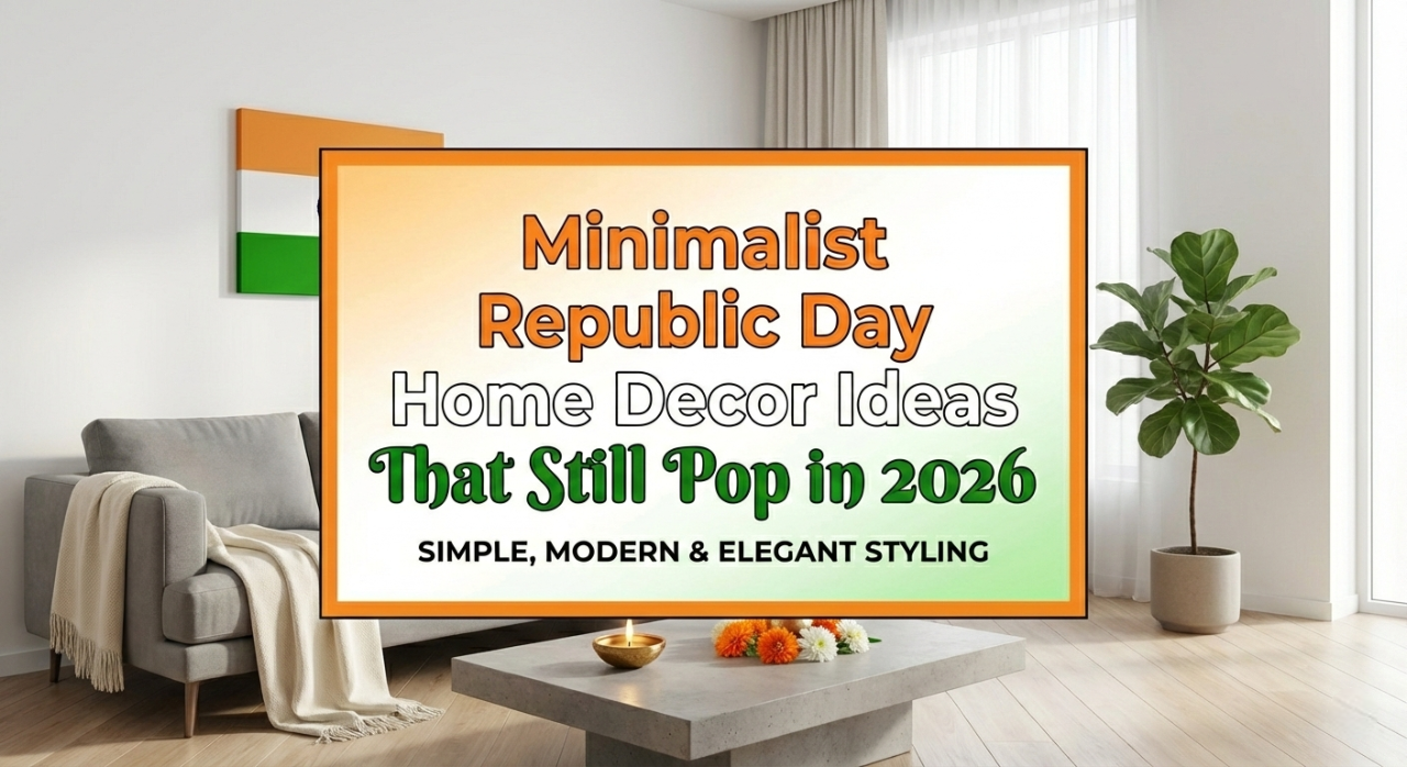 Minimalist Republic Day Home Decor Ideas That Still Pop in 2026