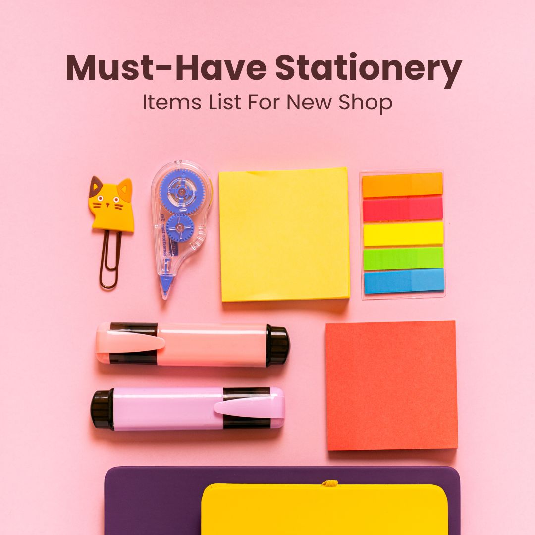 Stationery Items List For New Shop