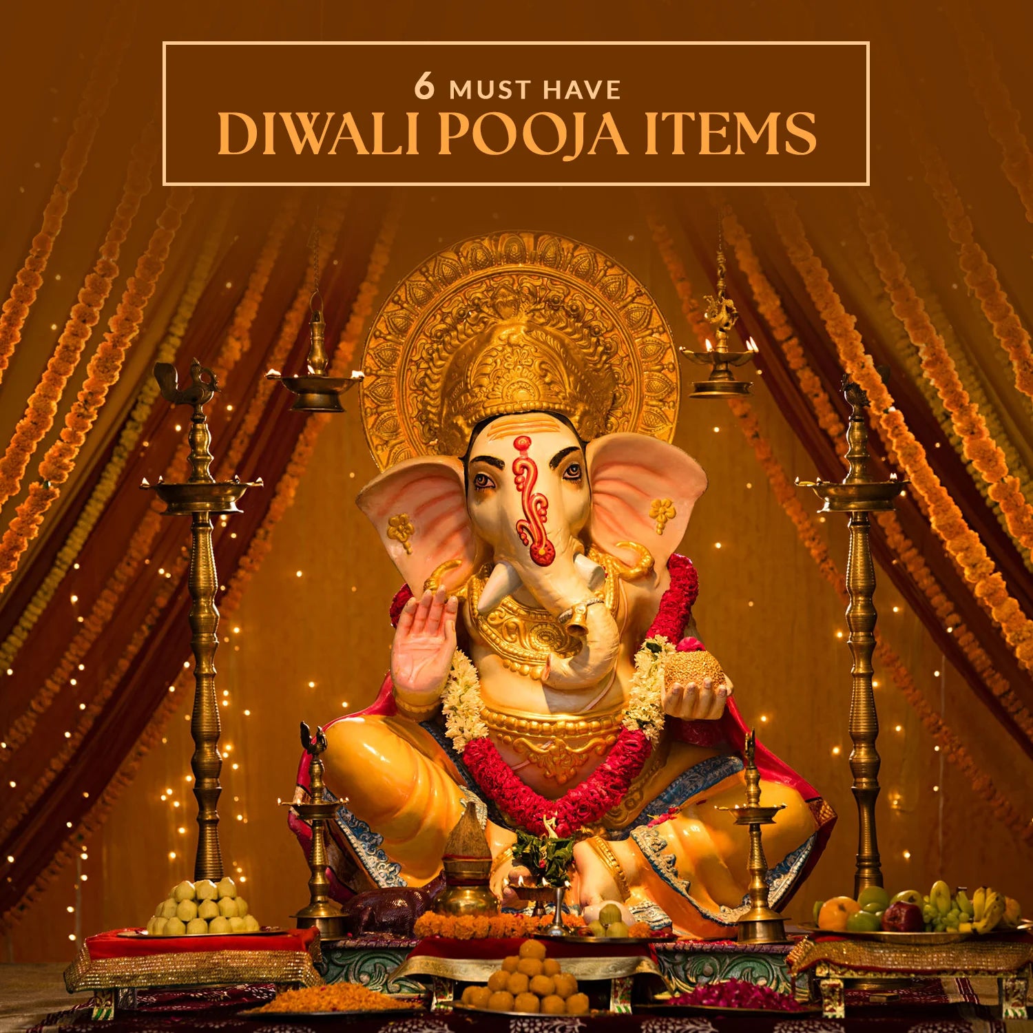 6 Must Have Diwali Pooja Items