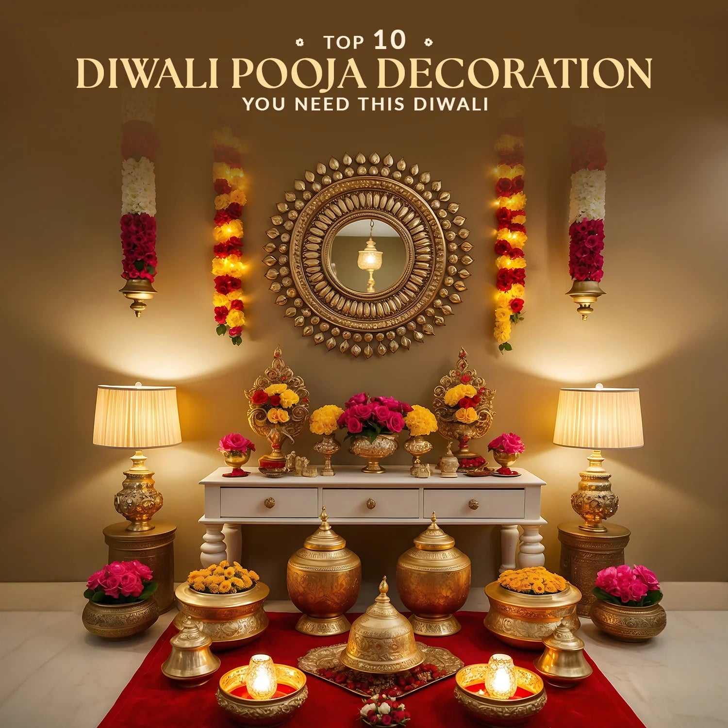 Top 10 Diwali Pooja Decoration​ you need this Diwali