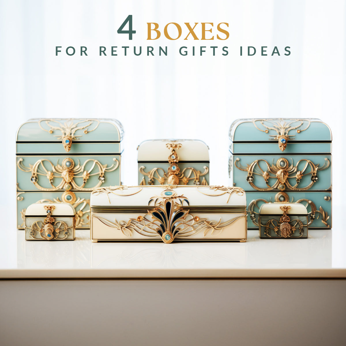 4 Attractive Return Gift Boxes Ideas