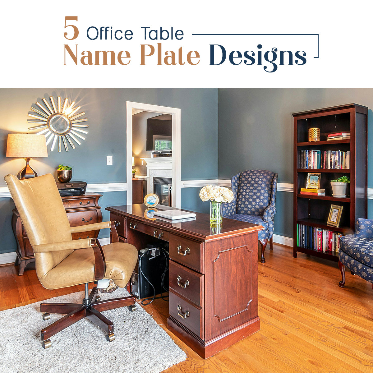 5 Office Table Name Plate Designs