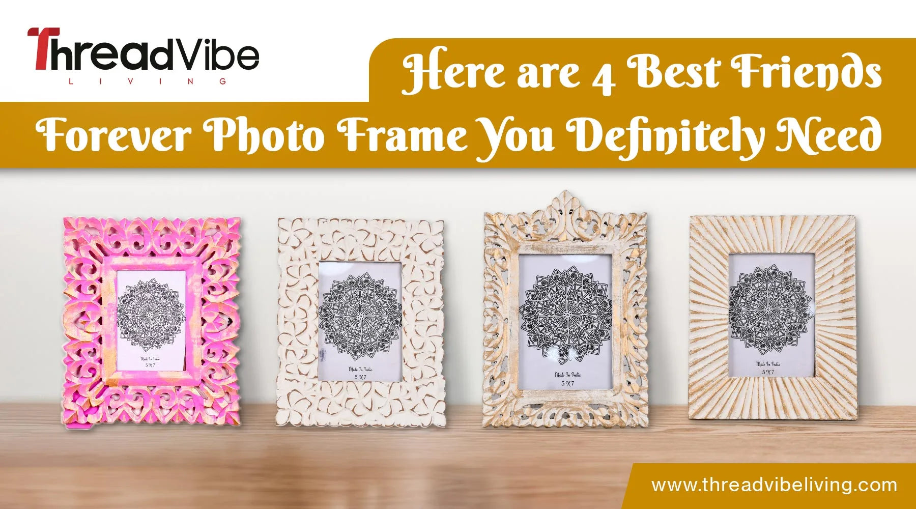 5 Beautiful Photo Frame to Gift your Best Friends This Year