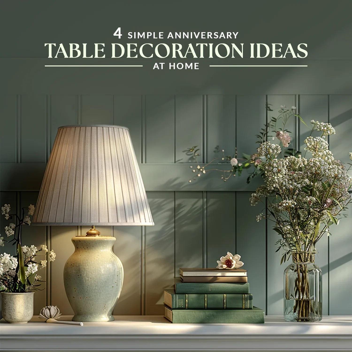 Anniversary Table Decoration Ideas at Home | ThreadVibe Living