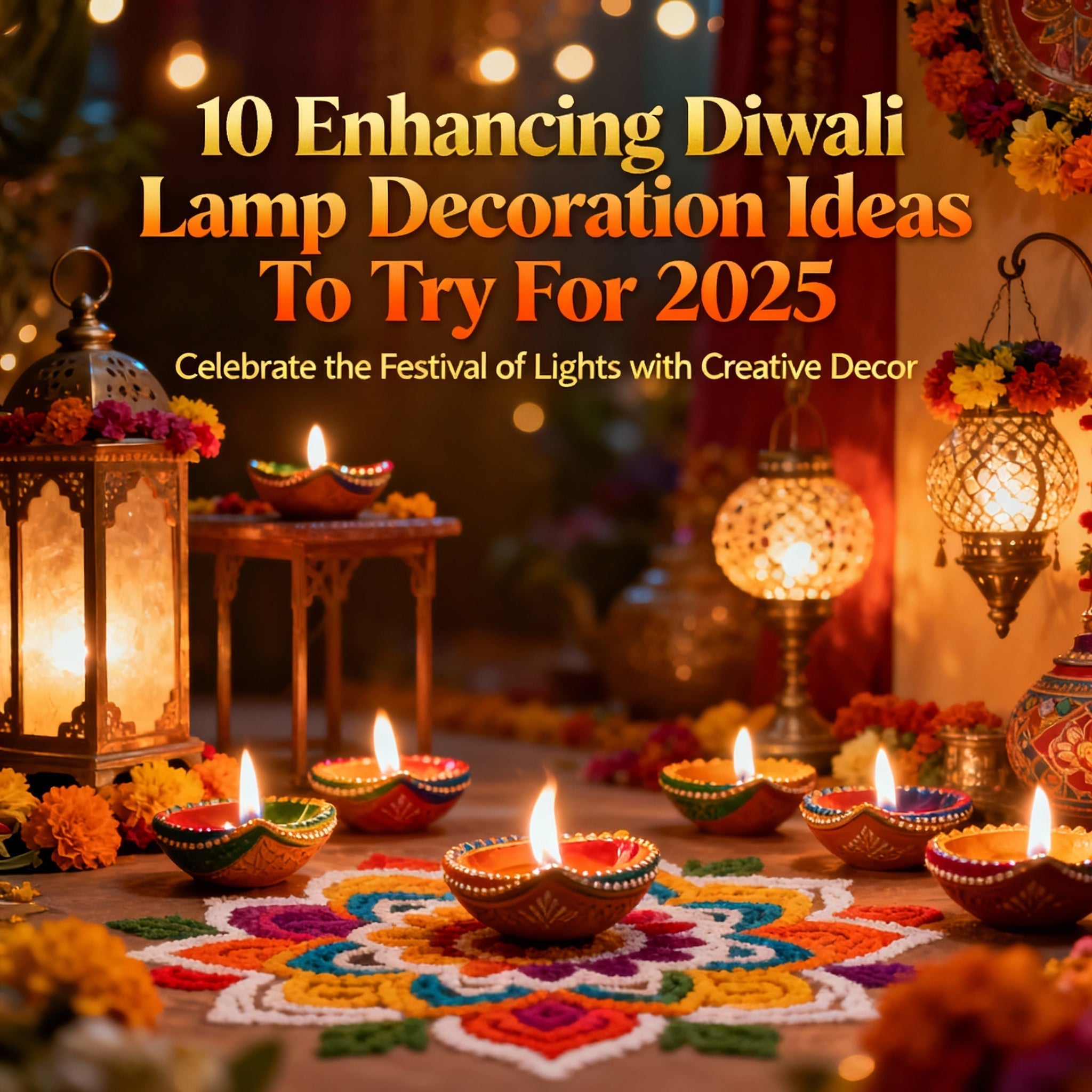 Enhancing Diwali Lamp Decoration Ideas​ To Try For 2025