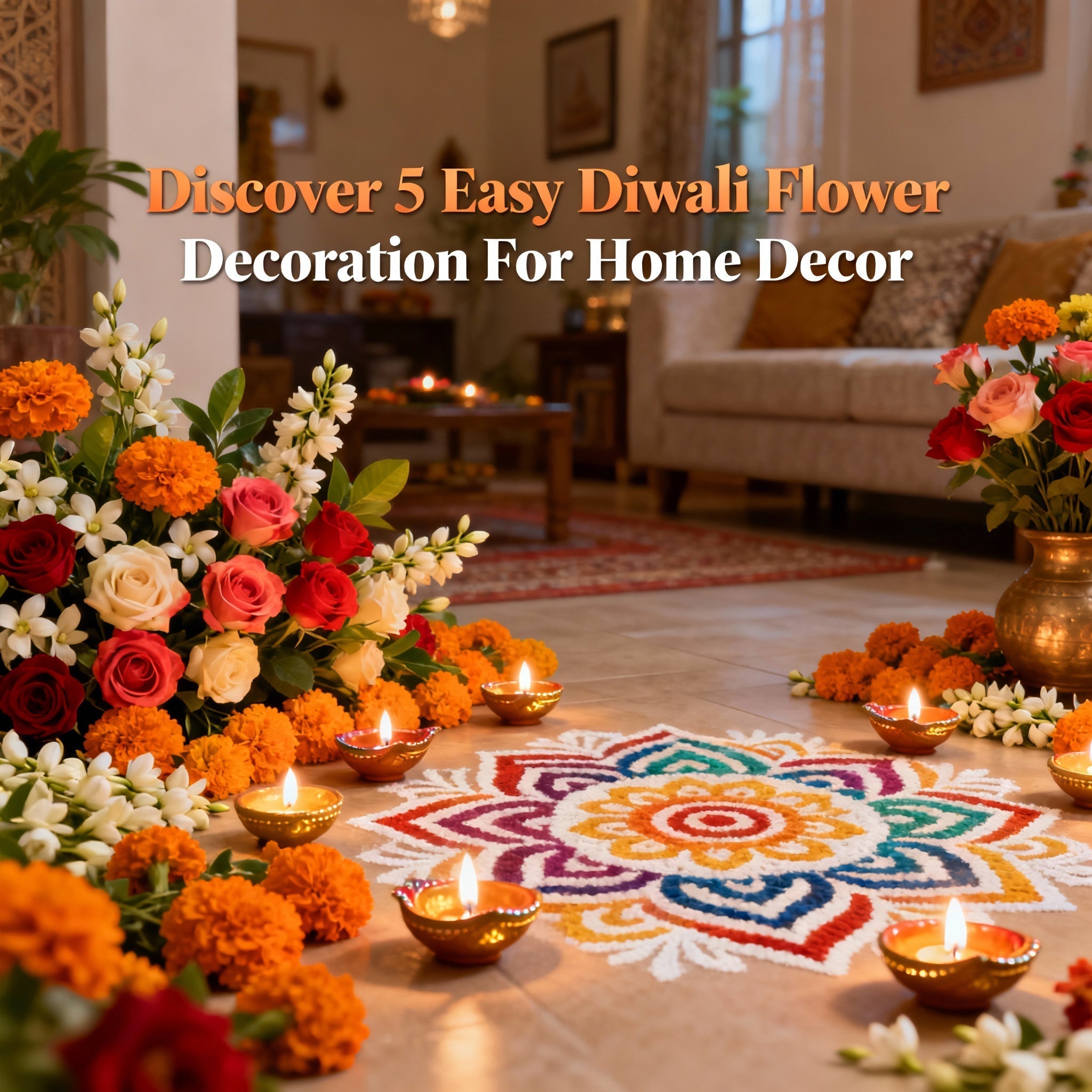Discover Easy Diwali Flower Decoration For Home Decor