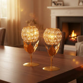 Crystal Candle Holders Set of 2